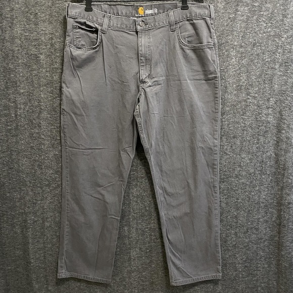 Carhartt Other - Carhartt Pants‎ Mens 38x30 Gray Rugged Flex Carpenter Canvas Relaxed Fit Utility